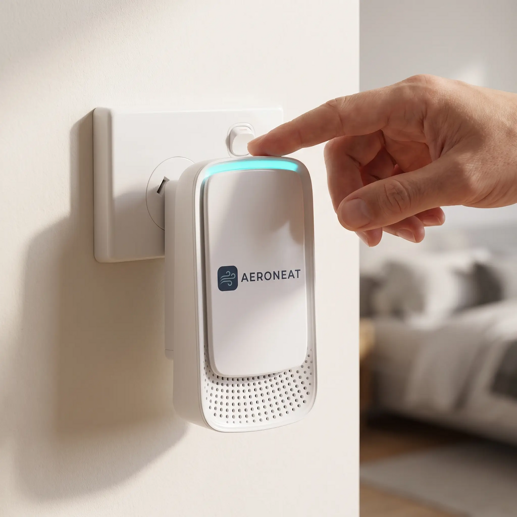 Aeroneat Ion Air Purifier – Plug-In Allergen & Odour Air Cleaner